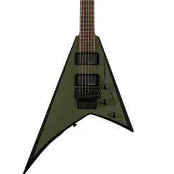 Jackson X Series Rhoads RRX24, Laurel Fingerboard, Matte Army Drab with Black Bevels | Electric Guitars | 2913636520