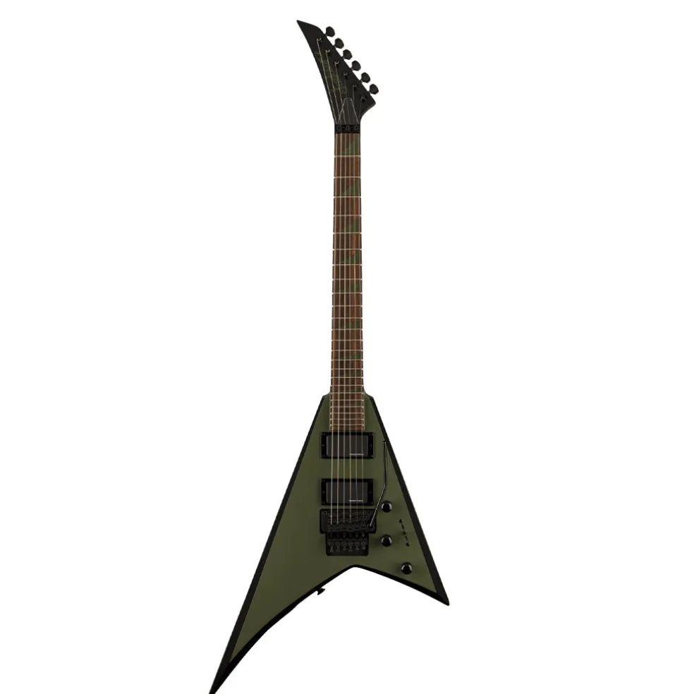 Jackson X Series Rhoads RRX24, Laurel Fingerboard, Matte Army Drab with Black Bevels | Electric Guitars | 2913636520