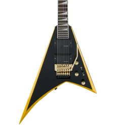 Jackson X Series Rhoads RRX24, Laurel Fingerboard, Black with Yellow Bevels | Electric Guitars | 2913636598