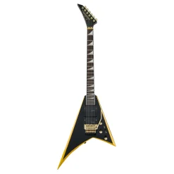 Jackson X Series Rhoads RRX24, Laurel Fingerboard, Black with Yellow Bevels | Electric Guitars | 2913636598