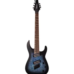Jackson X Series Soloist Arch Top SLATX7Q MS In Transparent Blue Burst | Electric Guitars | 2919914586