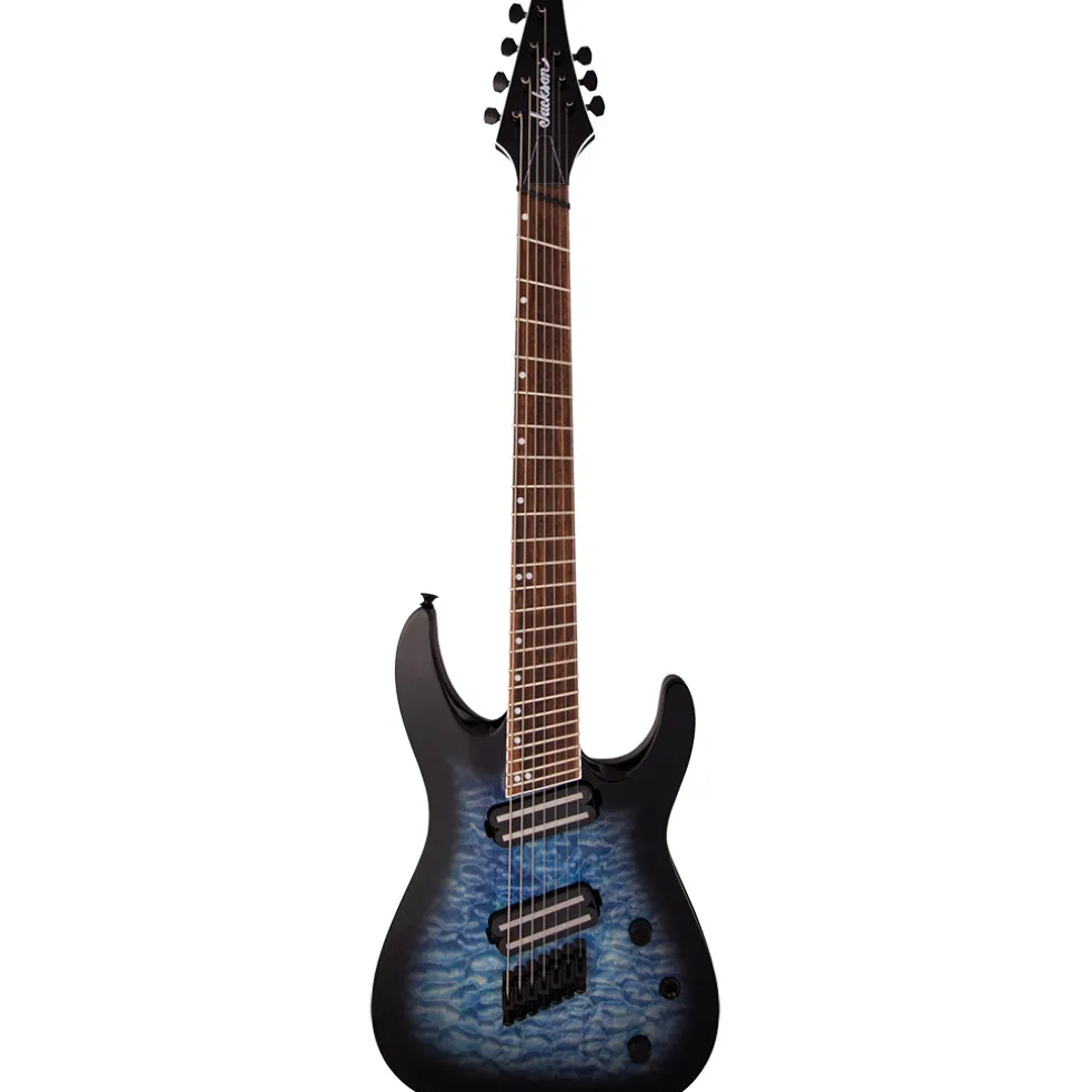 Jackson X Series Soloist Arch Top SLATX7Q MS In Transparent Blue Burst | Electric Guitars | 2919914586