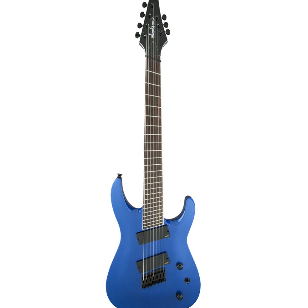 Jackson X Series Soloist Arch Top SLAT7 Multi-Scale - Laurel Fingerboard - Metallic Blue | Electric Guitars | 2916868527