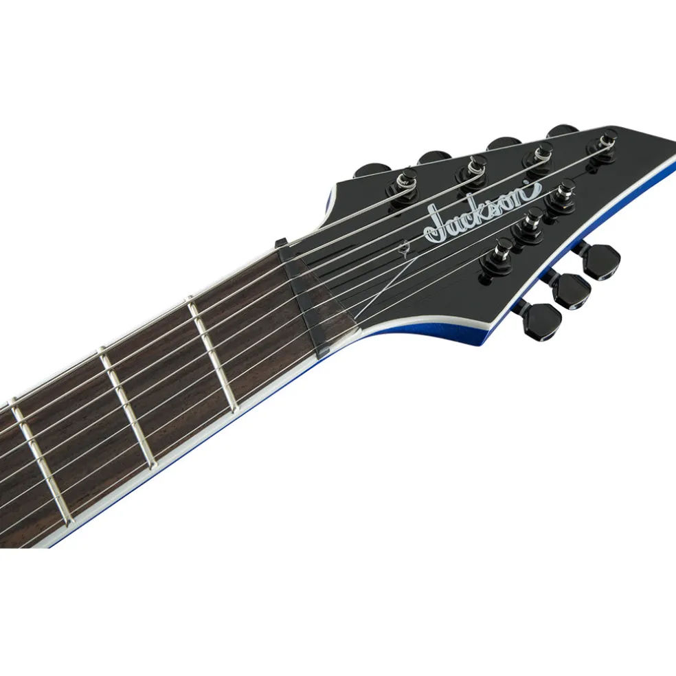 Jackson X Series Soloist Arch Top SLAT7 Multi-Scale - Laurel Fingerboard - Metallic Blue | Electric Guitars | 2916868527