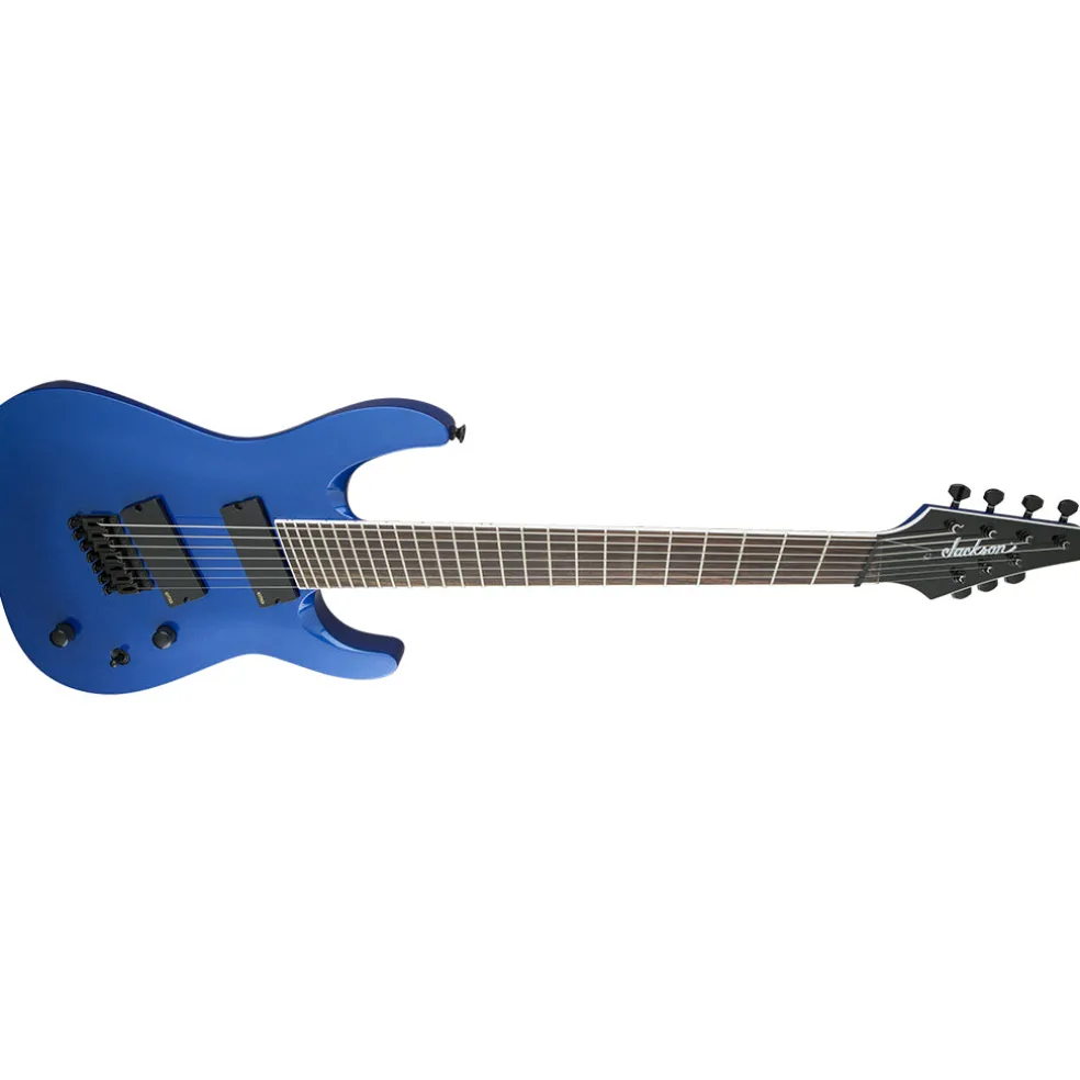 Jackson X Series Soloist Arch Top SLAT7 Multi-Scale - Laurel Fingerboard - Metallic Blue | Electric Guitars | 2916868527