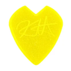 Jim Dunlop Kirk Hammett Custom Jazz III Yellow Glitter Players Pack