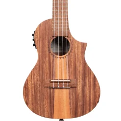 Kala Concert Ukulele with Cutaway + EQ - Teak