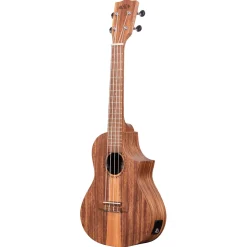 Kala Concert Ukulele with Cutaway + EQ - Teak