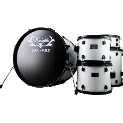 Knight - 5-Piece Drum Kit with Hardware - White