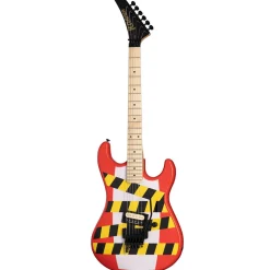 Kramer - Baretta - Custom Graphics - “Danger Zone” - Warning Tape on White Red