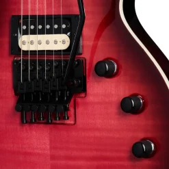 Kramer Assault Figured Electric Guitar - Magenta Perimeter