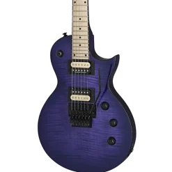 Kramer Assault Plus Reverse Headstock - Maple Fretboard - Trans Purple Burst