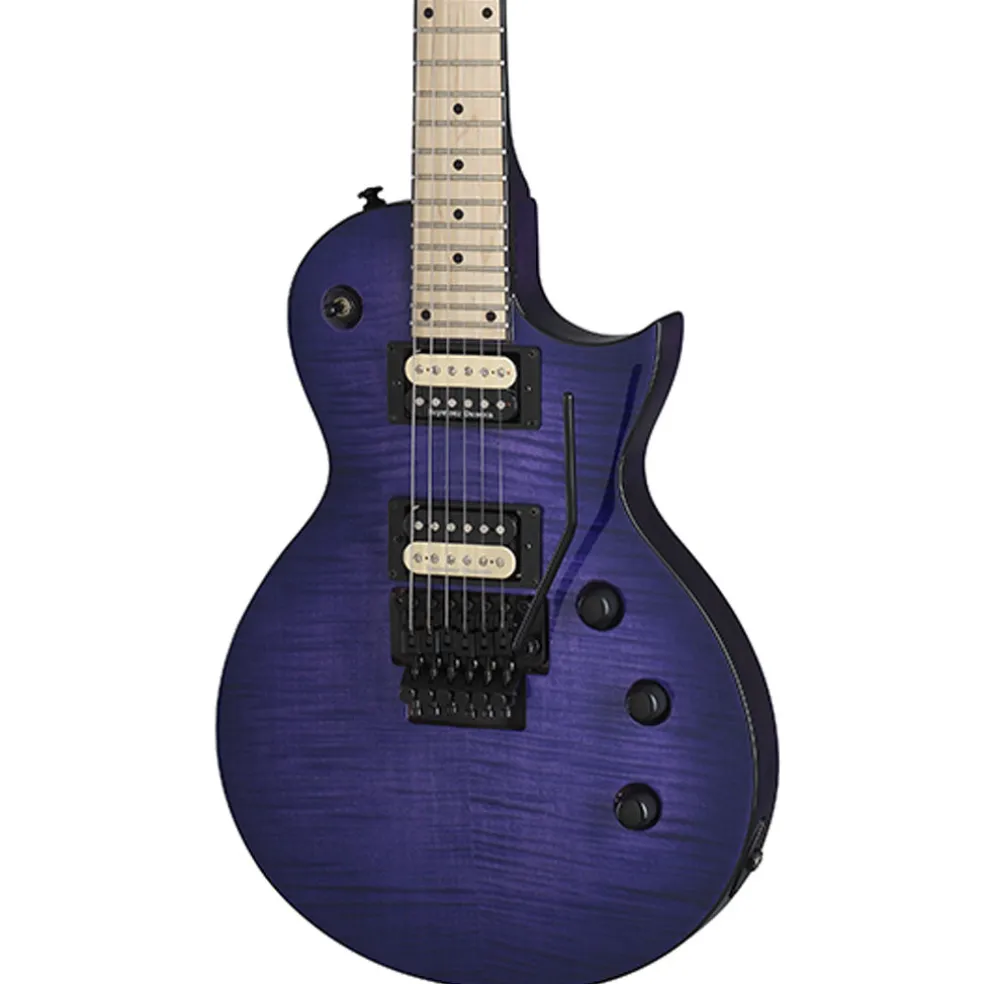 Kramer Assault Plus Reverse Headstock - Maple Fretboard - Trans Purple Burst