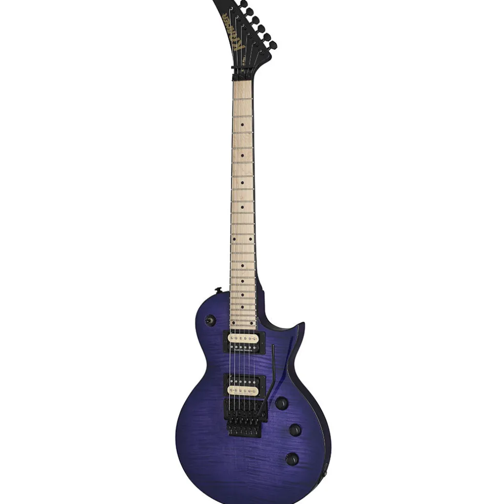 Kramer Assault Plus Reverse Headstock - Maple Fretboard - Trans Purple Burst
