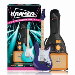 Kramer Focus VT211S Guitar Pack w/ Crush & Accessories - Purple