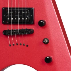 Kramer Nite-V String Through Electric Guitar - Crimson Metallic