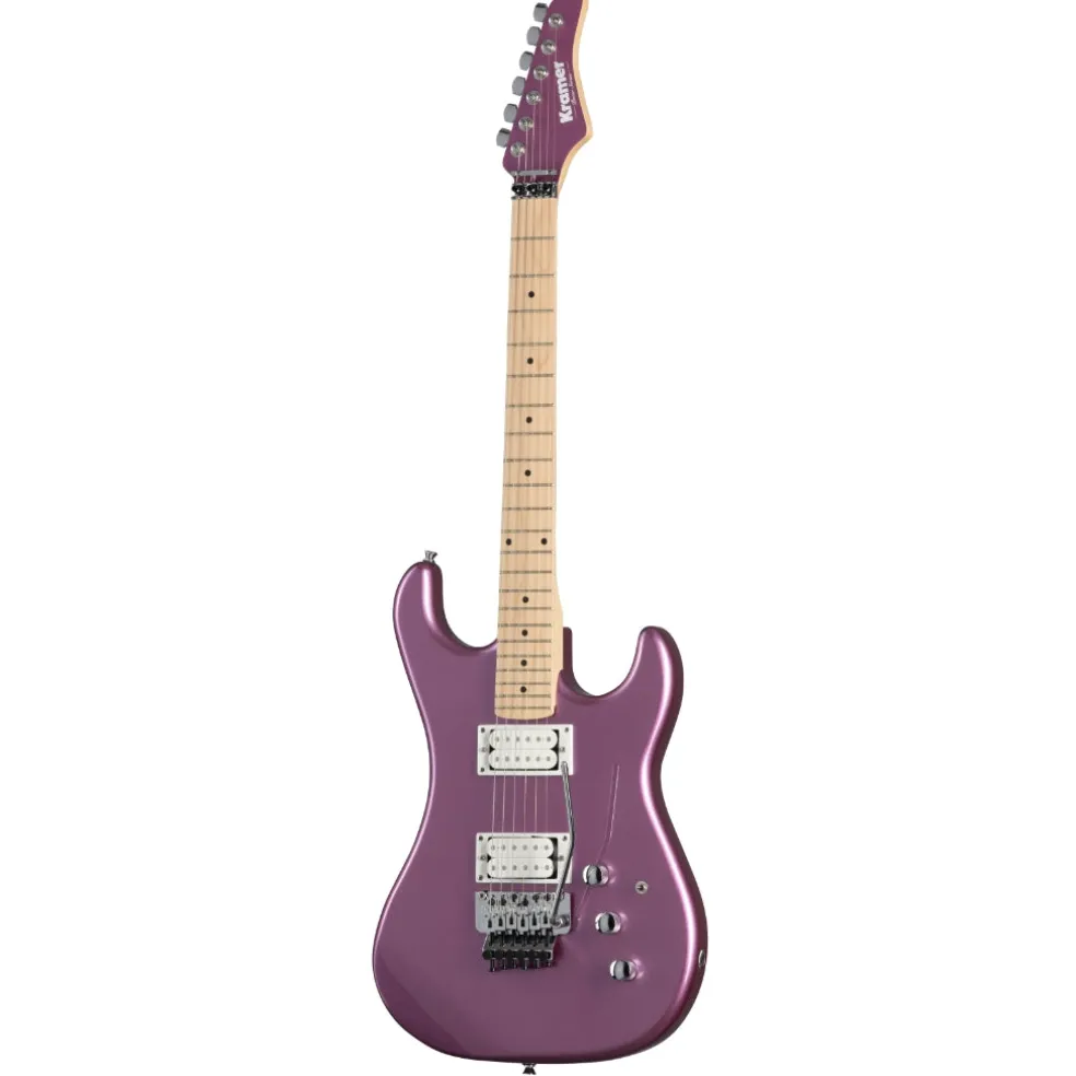 Kramer Pacer Classic Floyd Rose Electric Guitar - Purple Passion Metallic