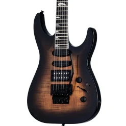 Kramer SM-1 Figured Electric Guitar - Black Denim Perimeter