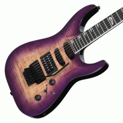 Kramer SM-1 Figured Electric Guitar - Royal Purple Perimeter