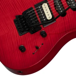 Kramer Striker Figured Floyd Rose Special Electric Guitar - Transparent Red