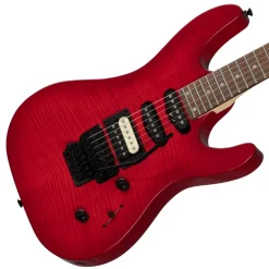 Kramer Striker Figured Floyd Rose Special Electric Guitar - Transparent Red
