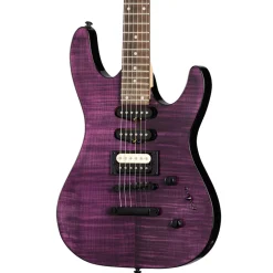 Kramer Striker Figured Stoptail Electric Guitar - Transparent Purple