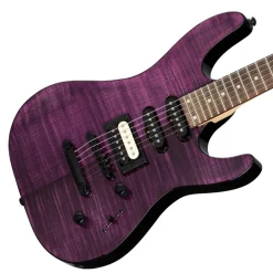 Kramer Striker Figured Stoptail Electric Guitar - Transparent Purple