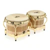 LP Matador Wood Bongos with Gold Hardware - Natural