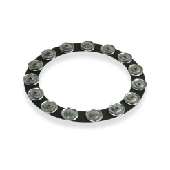 LP 14" Tambo-Ring - Black Sand with Galvanised Steel Jingles