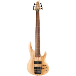 LTD B-Series B-206SM 6 String Bass Guitar Natural Satin