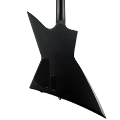 LTD EX Black Metal Electric Guitar - Black Satin