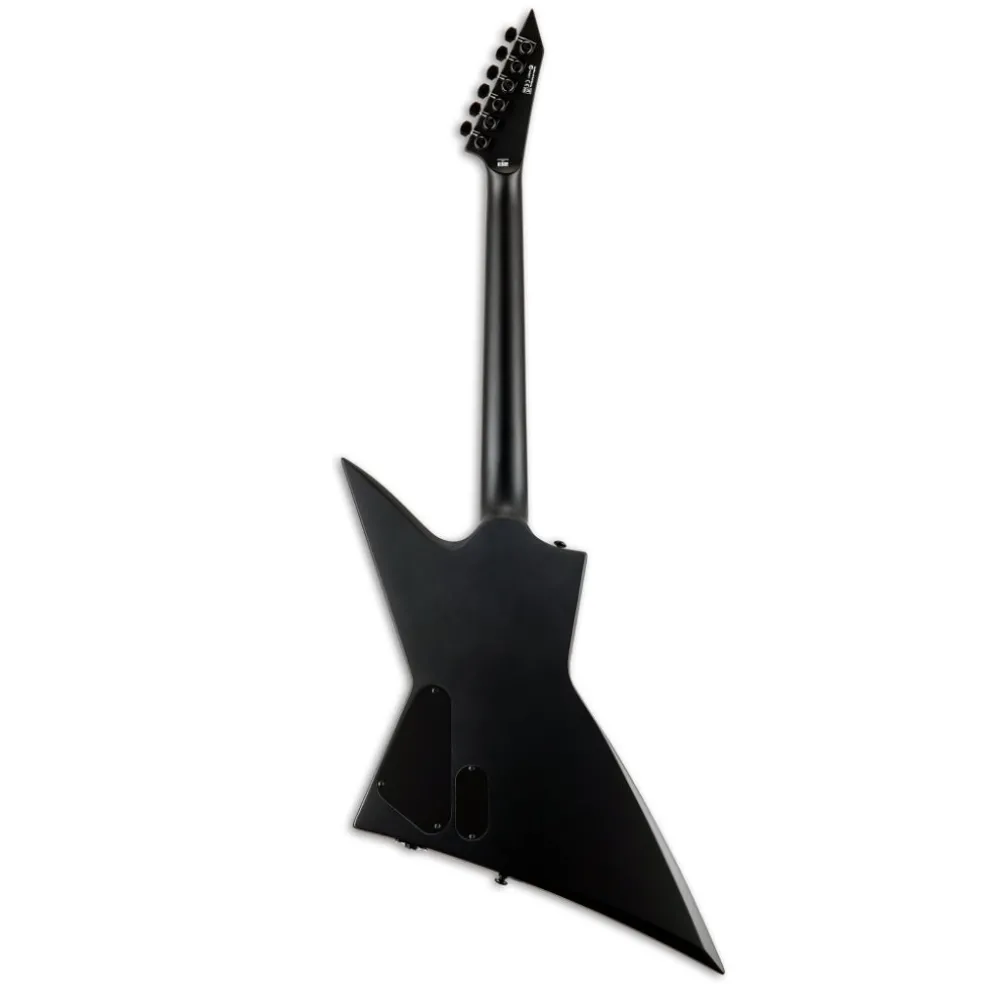 LTD EX Black Metal Electric Guitar - Black Satin