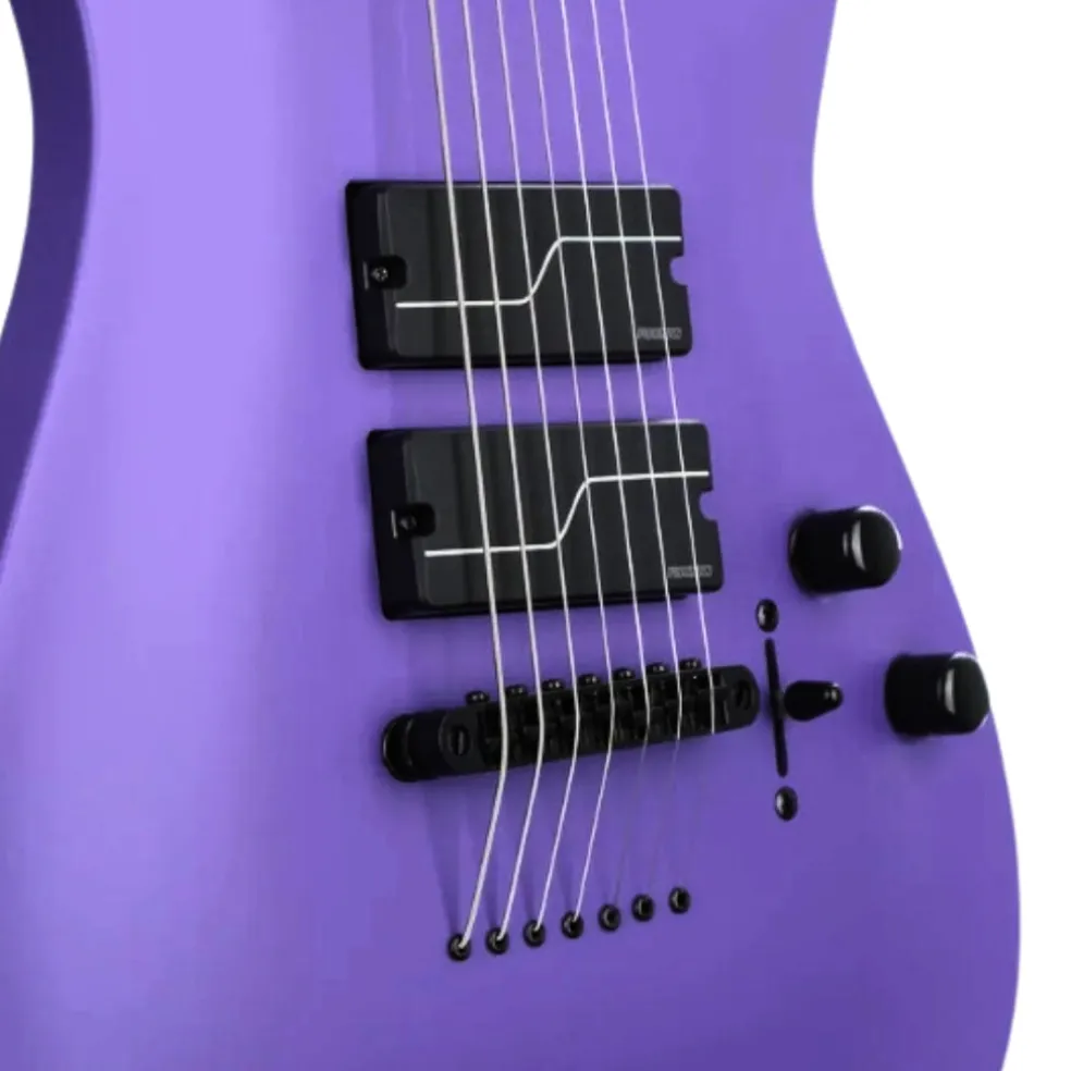 LTD Stephen Carpenter SC-607 Baritone Electric Guitar - Purple Satin