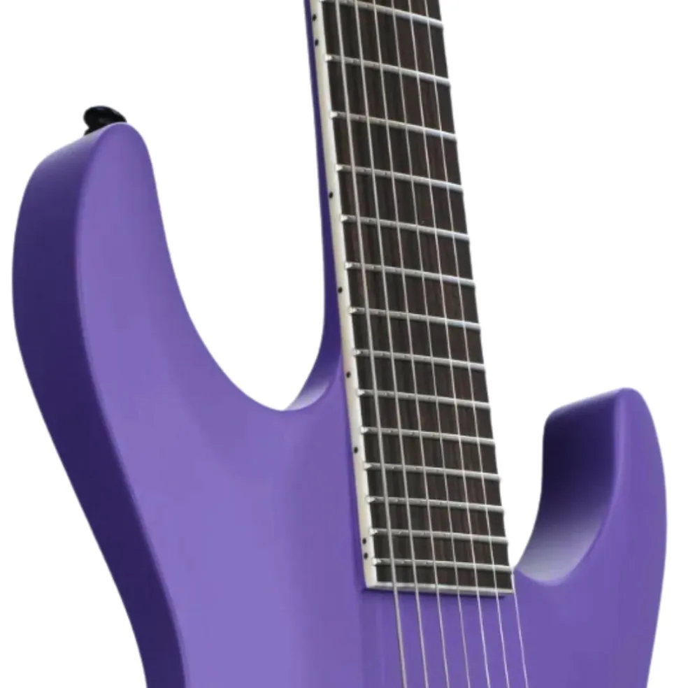 LTD Stephen Carpenter SC-607 Baritone Electric Guitar - Purple Satin