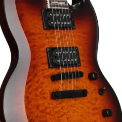 LTD Viper-256 Electric Guitar - Dark Brown Sunburst