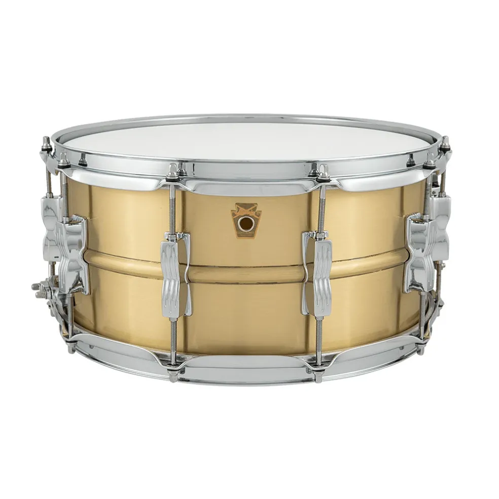 Ludwig Acro Brushed Brass Snare Drum - 14" x 6.5"
