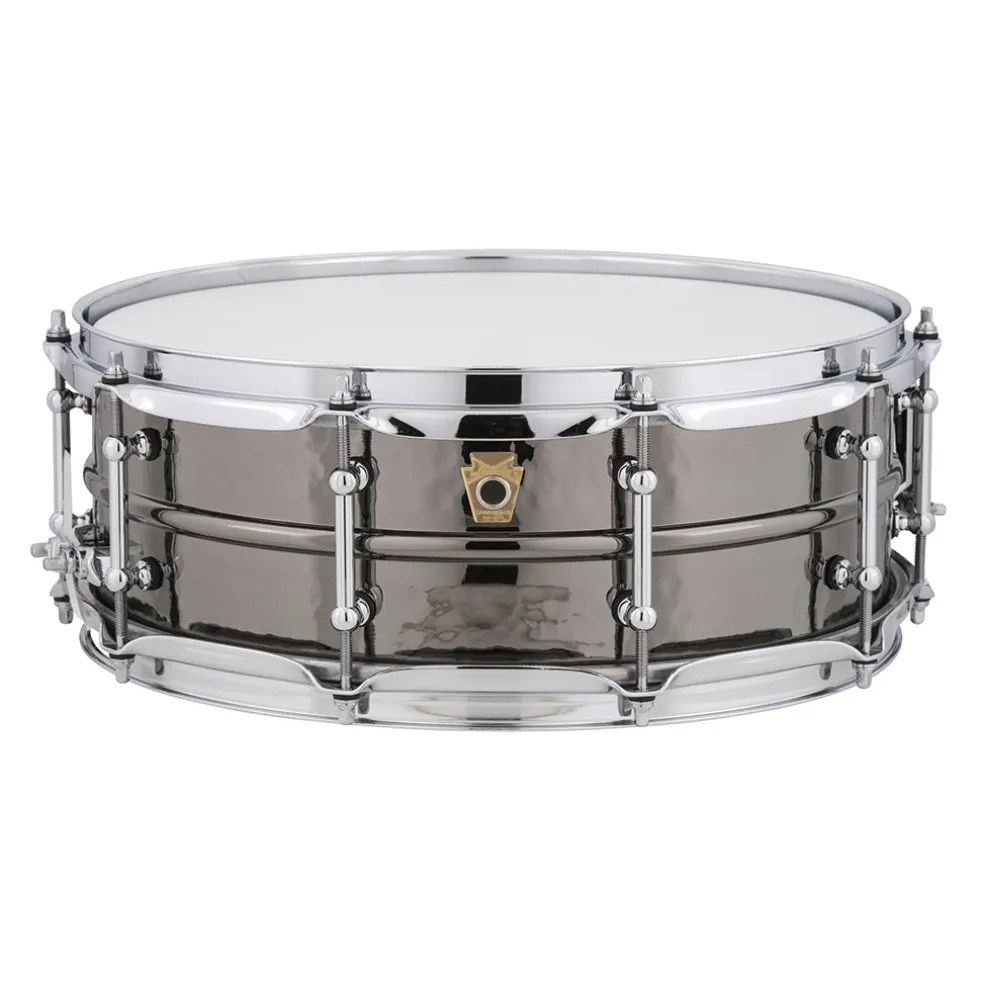 Ludwig Black Beauty Snare Drum - 14"x5" Hammered, Tube Lugs