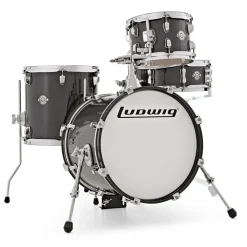 Ludwig Breakbeats 4-Piece Shell Pack – Black Sparkle