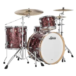 Ludwig Classic Maple 22" FAB 3-Piece Shell Pack - Burgandy Pearl