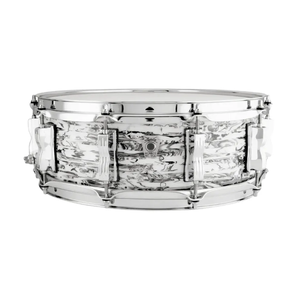 Ludwig Classic Maple Wood Shell 5X14 Snare Drum White Abalone