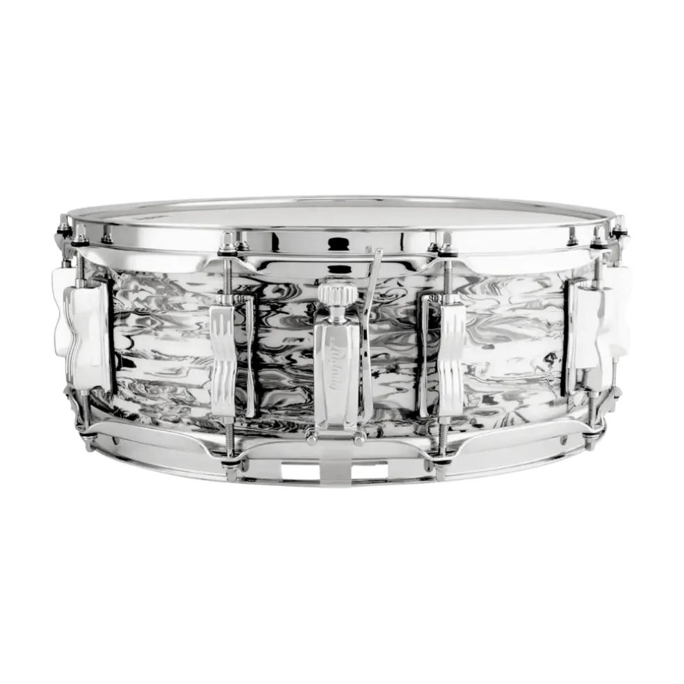 Ludwig Classic Maple Wood Shell 5X14 Snare Drum White Abalone