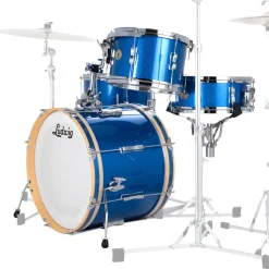 Ludwig Continental Club Fab Plus Shell Pack - Blue Sparkle