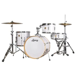 Ludwig Continental Club 20" Downbeat Plus 4-Piece Shell Pack - White Marine
