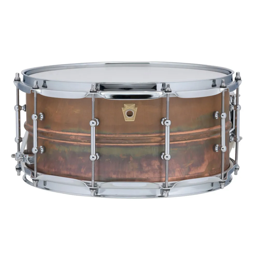 Ludwig Copper Phonic Snare Drum - 14"x6.5" - Tube Lugs