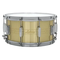 Ludwig Heirloom Brass Snare Drum - 14"x7"