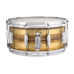 Ludwig LB464RS Supraphonic Raw Brass Striped 14X6.5 Snare Drum