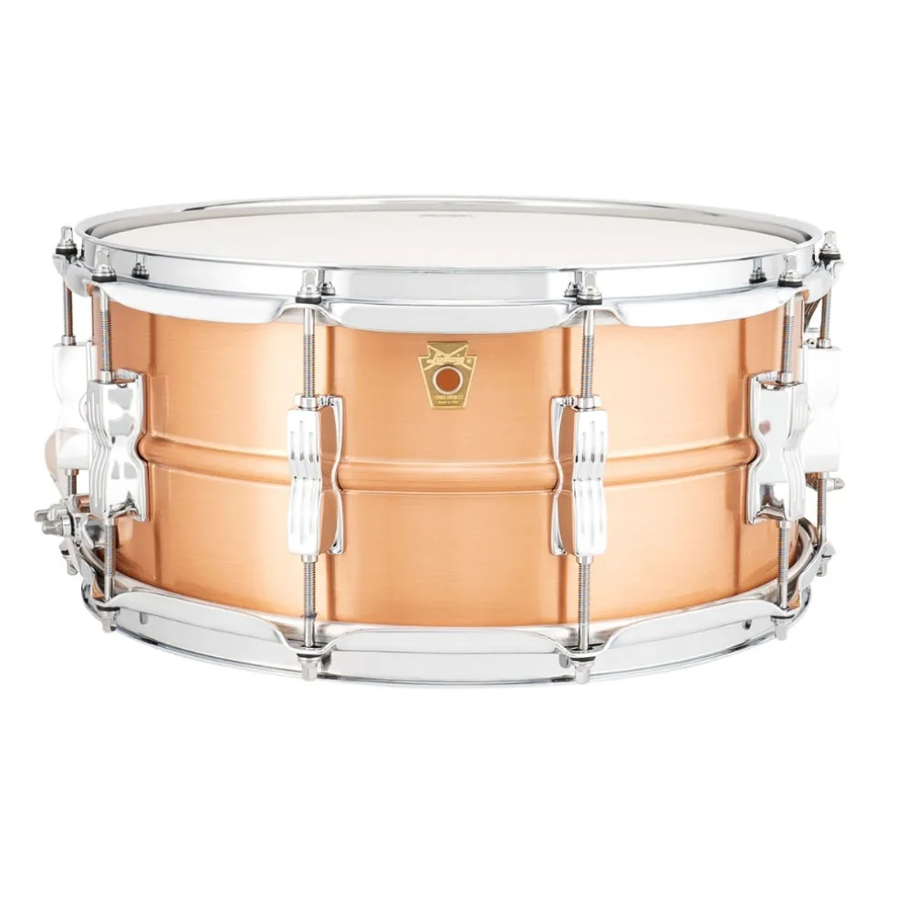 Ludwig LC654BM Acro Copper 14X6.5 Brushed Snare Drum