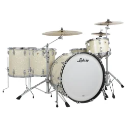 Ludwig Legacy Mahogany 24" Pro Beat Special 4-Piece Shell Pack - Vintage White Marine