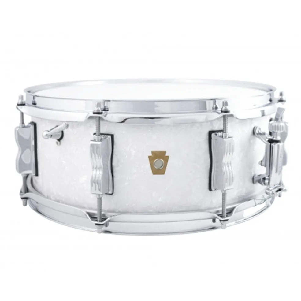 Ludwig Legacy Mahogany "Jazz Fest" Snare Drum - 14"x5.5" - White Marine Pearl