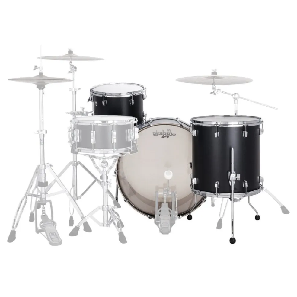 Ludwig Neusonic 20" 3 Piece Downbeat Shell Pack in Black Velvet